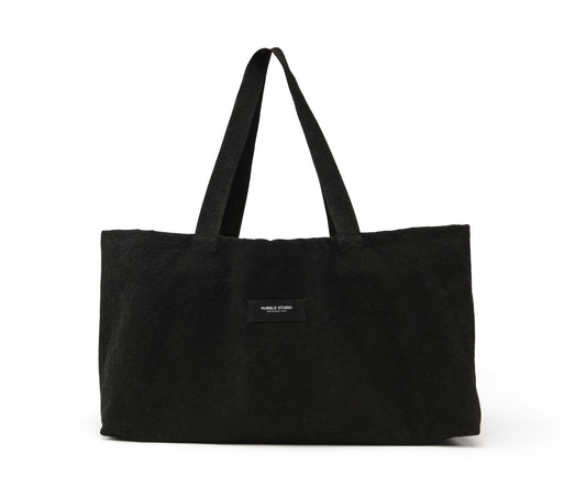 Hubble Studio Stone Washed Oversized Black Tote