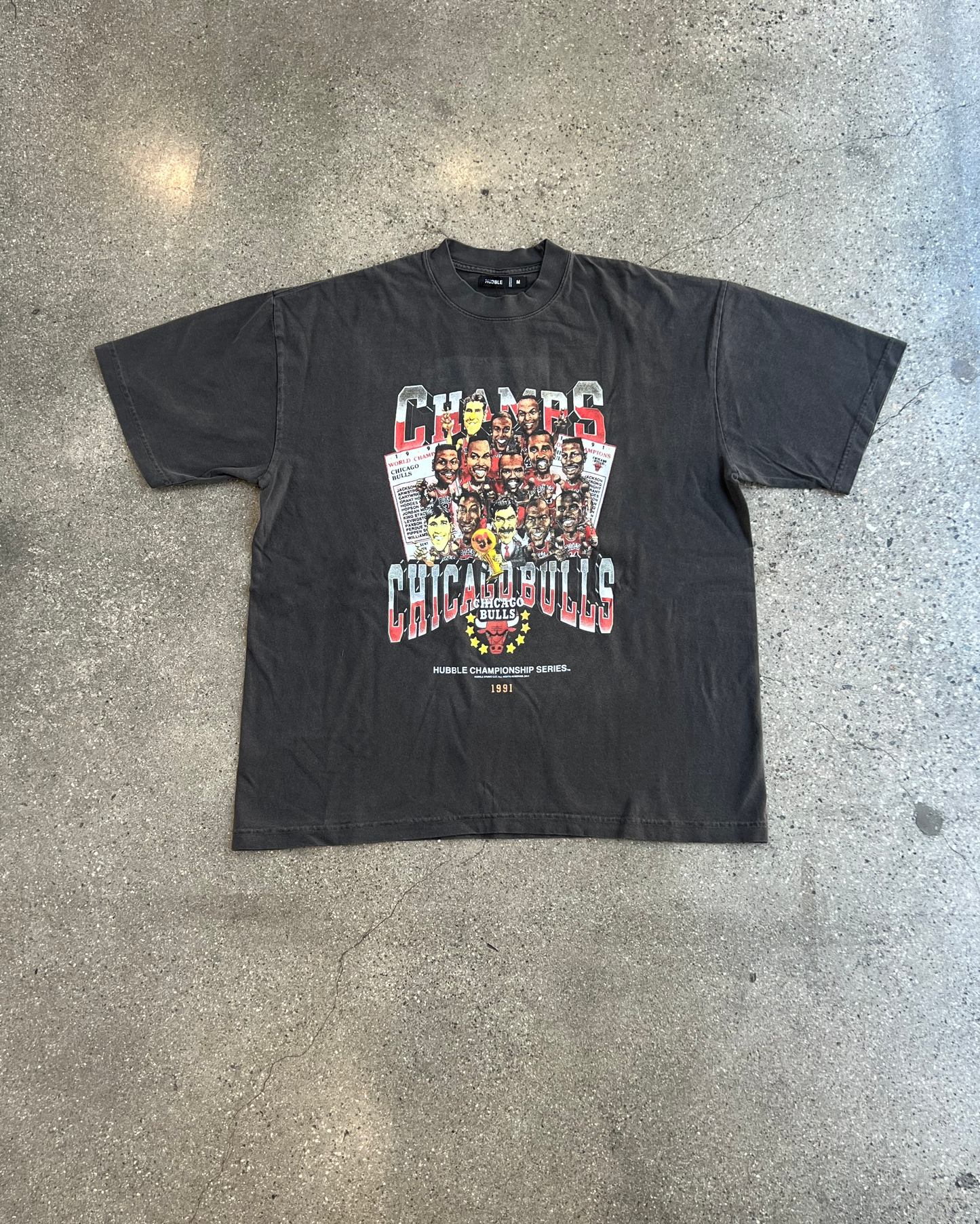 Bulls Championship series Tee - Vintage Black