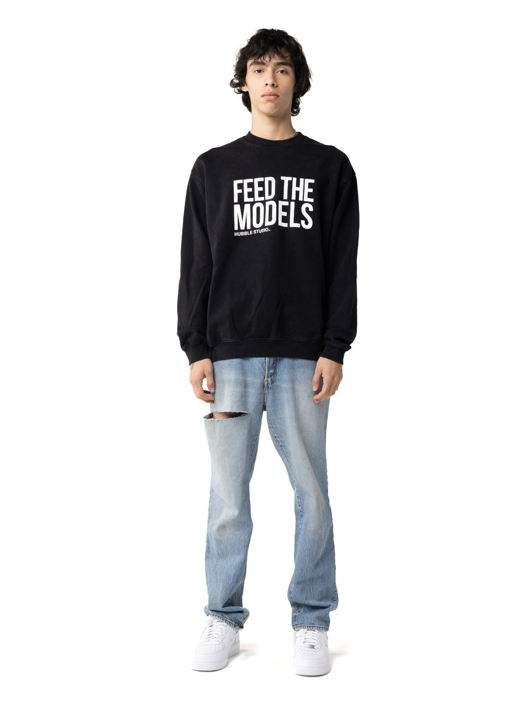 Feed The Models Crewneck