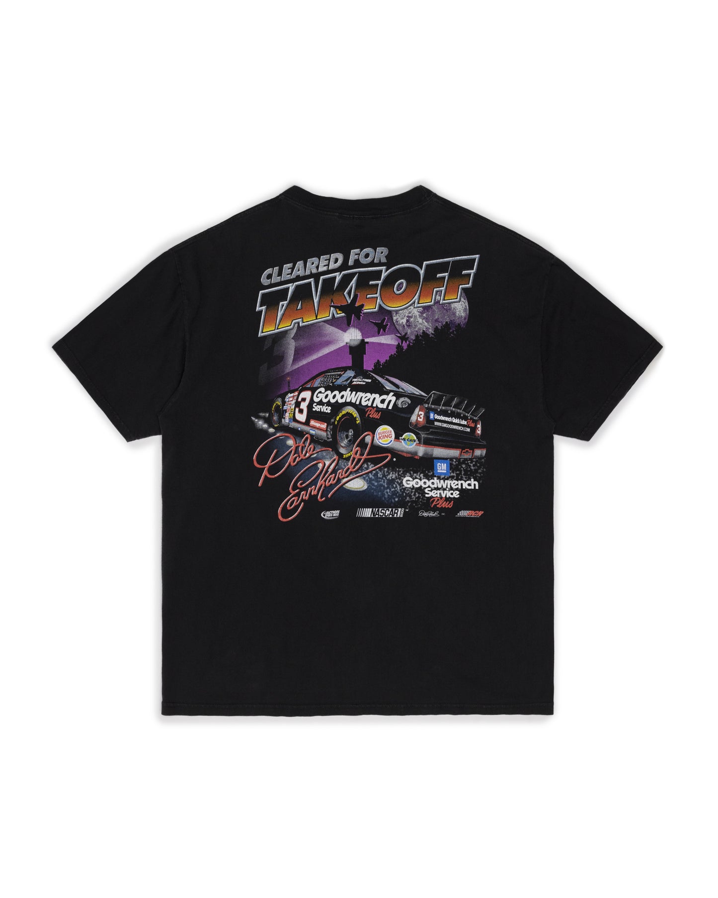 Jet Black Attack Vintage Tee