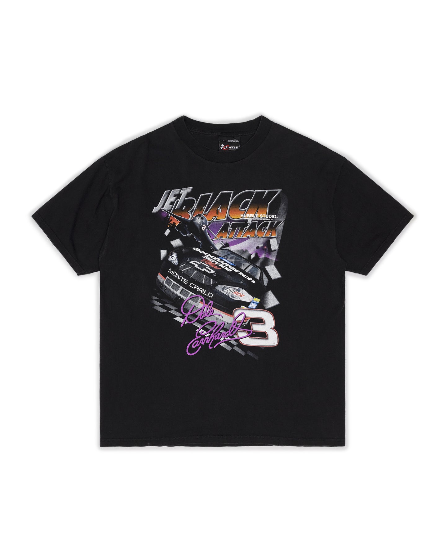 Jet Black Attack Vintage Tee