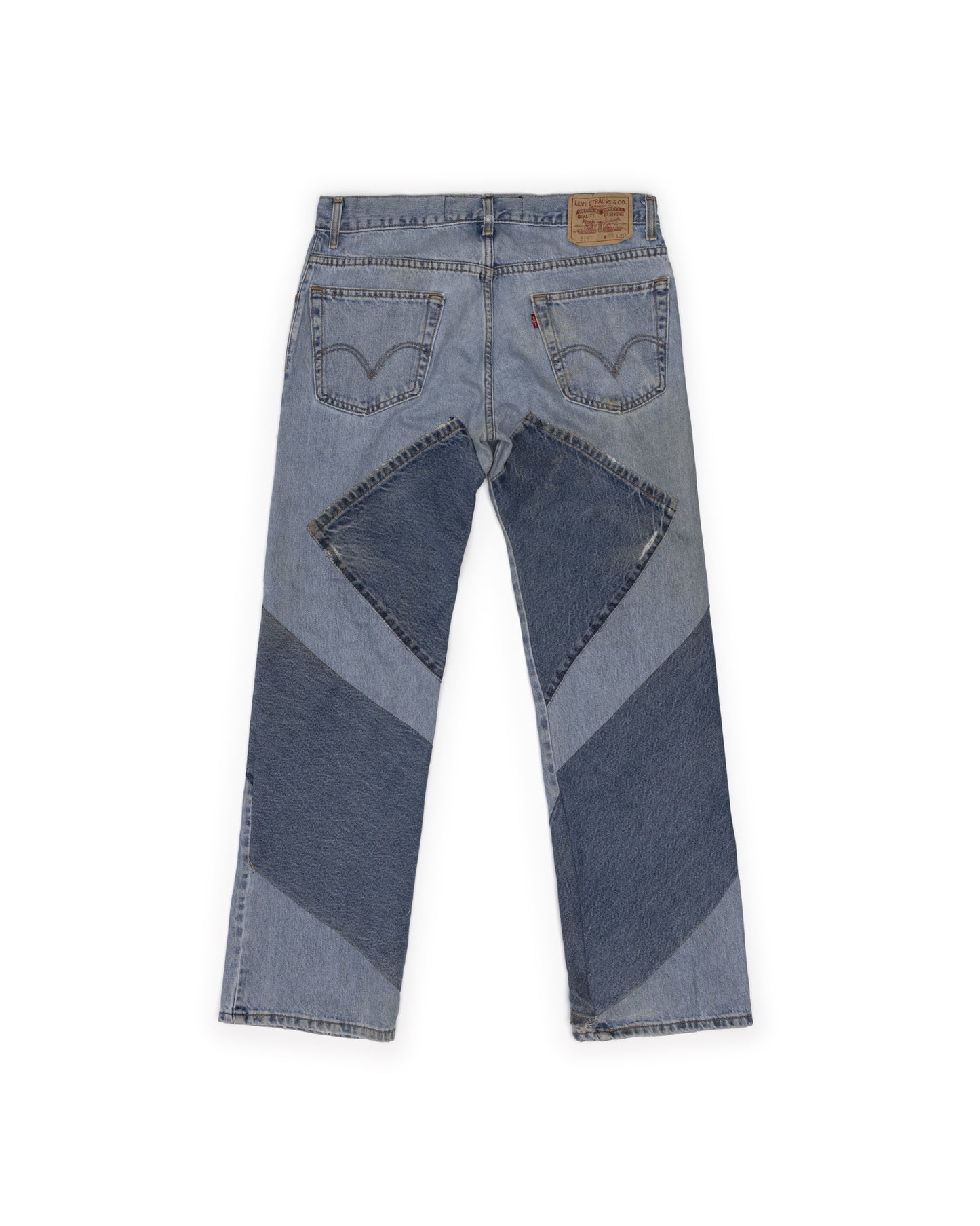 Reworked Double Wrap Levi's 517 Jean