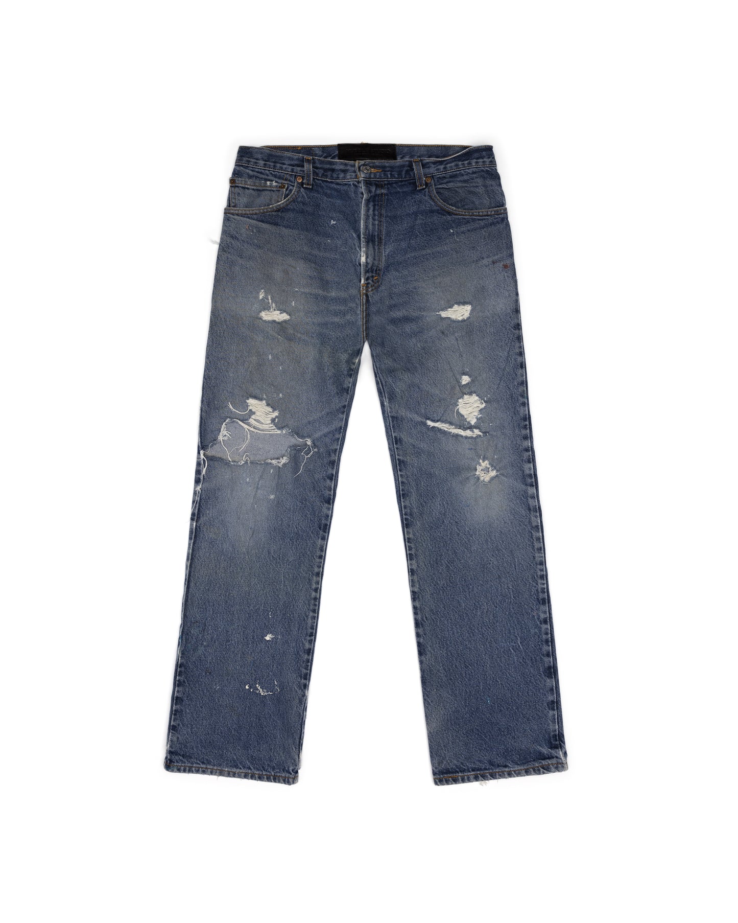 Reworked Thrashed Levi's 517 Jeans