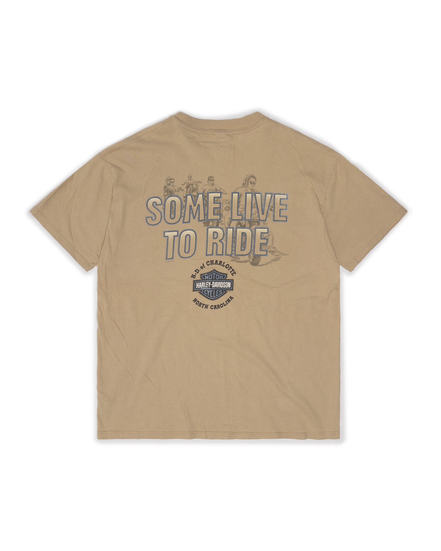 Some Live, Some Ride Vintage Tee